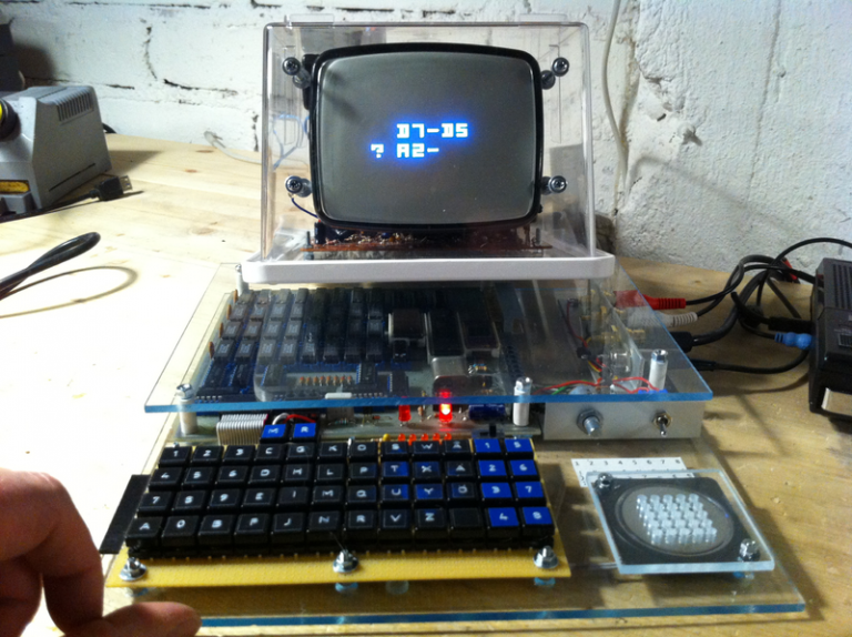 Picture of Chesmac running on the Telmac Microcomputer